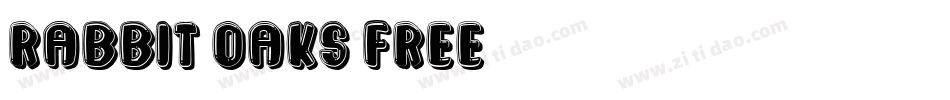 Rabbit Oaks Free字体转换